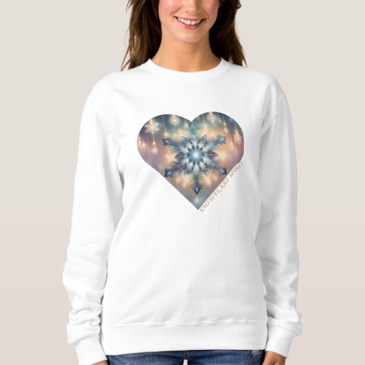 Snowflake Spirit Sweatshirt (Vorderseite)