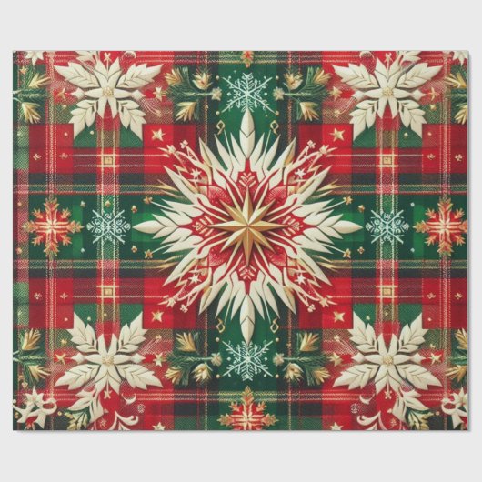 Snowflake Splendor Geschenkpapier (Flach)