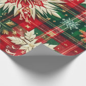 Snowflake Splendor Geschenkpapier (Ecke)