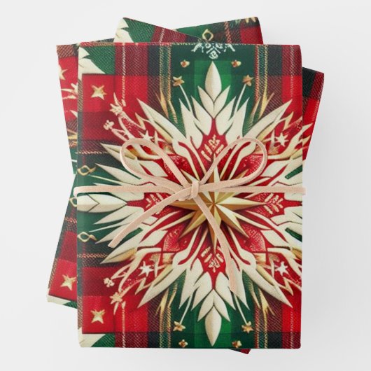 Snowflake Splendor Geschenkpapier Set (Beispiel)