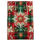 Snowflake Splendor Mittlere Geschenktüte (Rückseite)