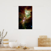 Snowflake Star Cluster Space NASA Poster (Küche)