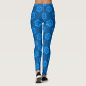 Snowflake Star in Blue Leggings (Rückseite)