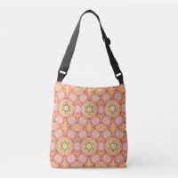 Snowflake Star in Rosa und Gelb