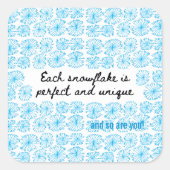 Snowflake Sticker (Vorderseite)