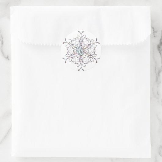 Snowflake Sticker (Tasche)