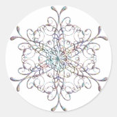 Snowflake Sticker (Vorderseite)