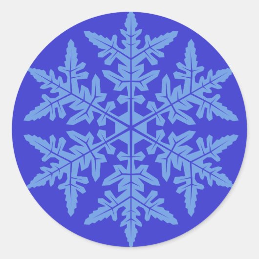 Snowflake Sticker (Vorderseite)
