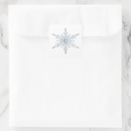 Snowflake Sticker | Minimal Winter (Tasche)