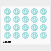 Snowflake Stickers (Blatt)