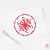 Snowflake Stickers - Rot (Umschlag)
