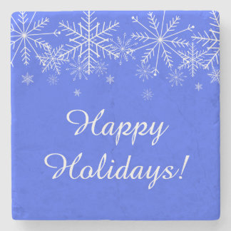 Snowflake Stone Coaster Steinuntersetzer