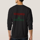 Snowflake Sweatshirt "Seasoned Greetings" (Rückseite)