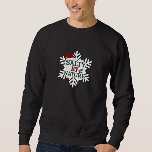 Snowflake Sweatshirt "Seasoned Greetings" (Vorderseite)