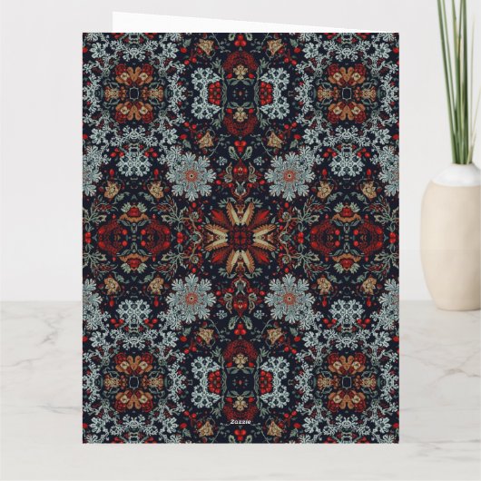 Snowflake-Symphonie Karte (Rückseite)