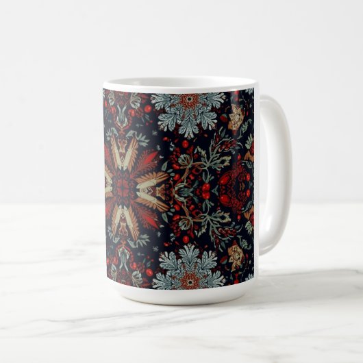 Snowflake Symphonie zu Weihnachten Kaffeetasse (VorderseiteRechts)