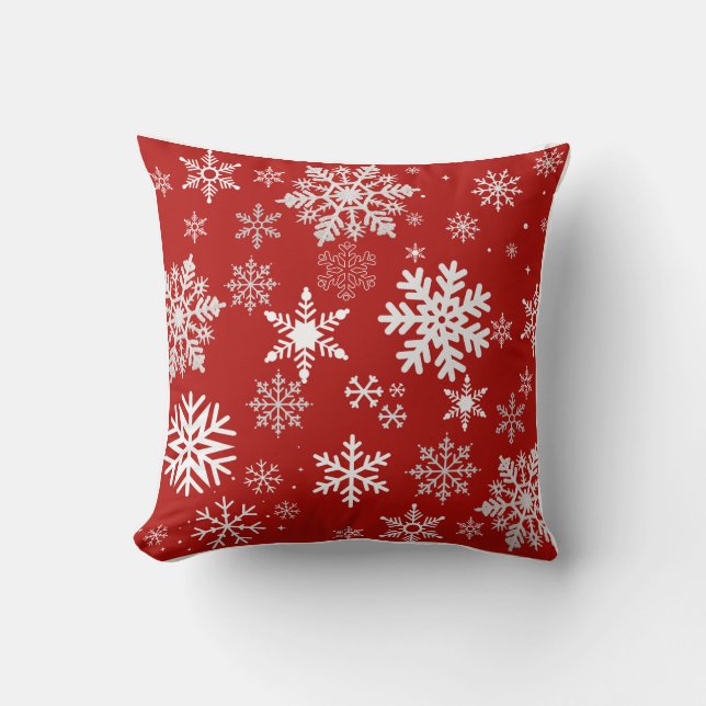 Snowflake Symphony Pillow Kissen (Vorderseite)