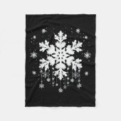 Snowflake Teacher Costume Matching Family Winter C Fleecedecke (Vorderseite)