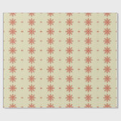 Snowflake Thema Weihnachtsfeiertag Weihnachten Wei Geschenkpapier (Flach)