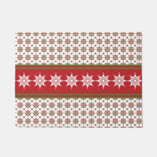 Snowflake Thema Winter Pattern Weihnachten Fußmatte