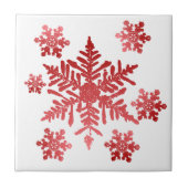 Snowflake Tile Trivet Fliese (Vorderseite)