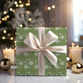 Snowflake Trio Weihnachts/Winter Wrapping Paper Geschenkpapier Set