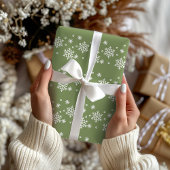 Snowflake Trio Weihnachts/Winter Wrapping Paper Geschenkpapier Set