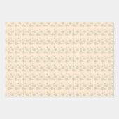 Snowflake Trio Weihnachts/Winter Wrapping Paper Geschenkpapier Set (Vorderseite 3)