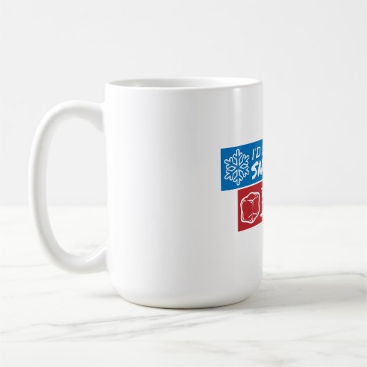 Snowflake vs Icehole Kaffeetasse (Links)