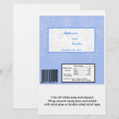Snowflake Wedding Hershey's Large Bar Wrapper (Vorne/Hinten)