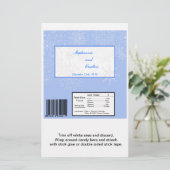 Snowflake Wedding Hershey's Large Bar Wrapper (Stehend Vorderseite)