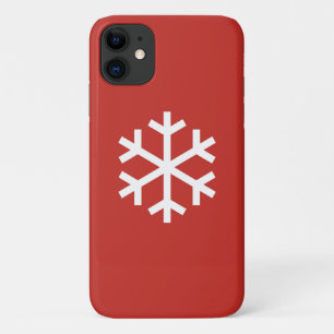 Snowflake Weihnachten Rotes iPhone 11 Fall Case-Mate iPhone Hülle