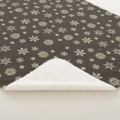 Snowflake Weihnachten Sherpadecke (3/4)