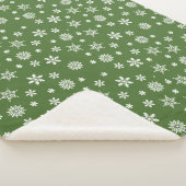 Snowflake Weihnachten Sherpadecke (3/4)