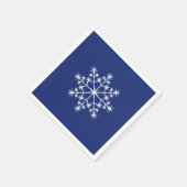 Snowflake Weihnachten Weihnachten Serviette (Ecke)