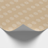 Snowflake Weihnachts-Design Weihnachten Weihnachte Geschenkpapier (Ecke)