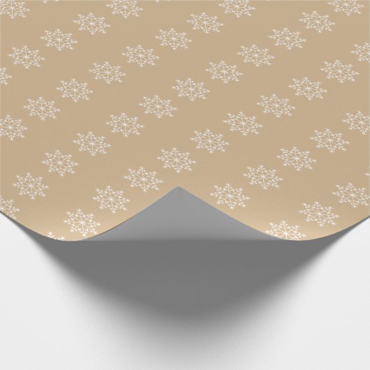 Snowflake Weihnachts-Design Weihnachten Weihnachte Geschenkpapier (Ecke)