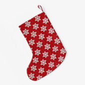 Snowflake Weihnachts-Strumpf Kleiner Weihnachtsstrumpf (Rückseite (Hängend))