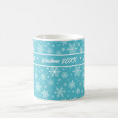 Snowflake Weihnachts-Tasse Kaffeetasse (Mittel)