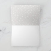 Snowflake Weihnachts-Weihnachtsfeiertag Foto geflo Karte (Innenseite)