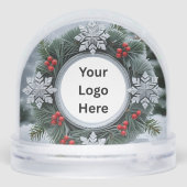 Snowflake Weihnachts-Wraath-Kundenempfehlung Schneekugeln (Rückseite)