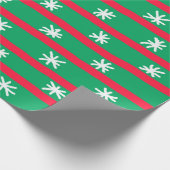 Snowflake Weihnachts-Wrapper Geschenkpapier (Ecke)