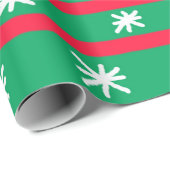 Snowflake Weihnachts-Wrapper Geschenkpapier (Rolleneckpunkt)