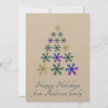 Snowflake Weihnachtsbaum Personalisierte Weihnacht