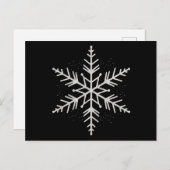 Snowflake Weihnachtsfeier Wintergeschenk Feiertagspostkarte (Vorne/Hinten)