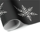 Snowflake Weihnachtsfeier Wintergeschenk Geschenkpapier (Rolleneckpunkt)
