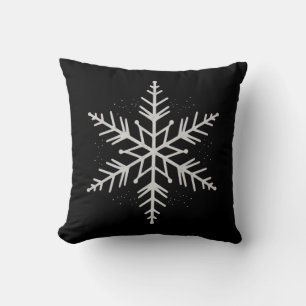 Snowflake Weihnachtsfeier Wintergeschenk Kissen