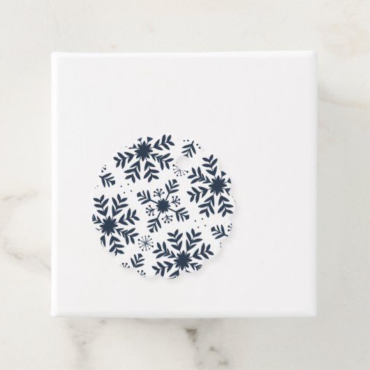 Snowflake Weihnachtsgeschenke Tags Geschenkanhänger (Beispiel)