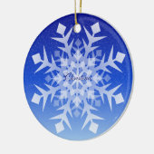 Snowflake Weihnachtsschmuck mit Namen (Links)