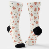 Snowflake Weihnachtssocken Socken (Gewinkelt)